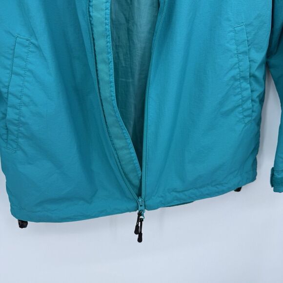 Huf Teal Blue Windbreaker Nylon Mens Jacket Size Small - Picture 9 of 10